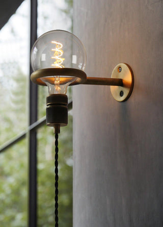 Loop Minimalist Wall Light With Wall Socket Arkstarhome