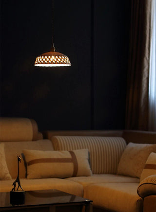 Openwork Ceramic Pendant Lamp Arkstarhome