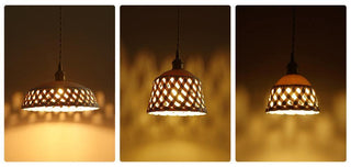 Openwork Ceramic Pendant Lamp Arkstarhome