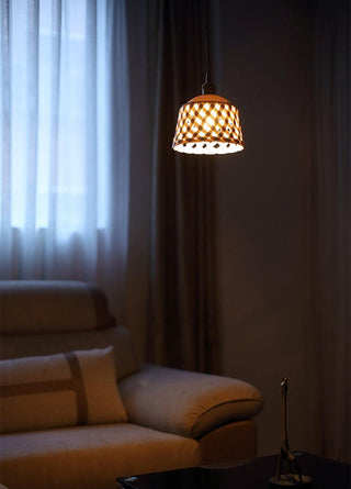 Openwork Ceramic Pendant Lamp Arkstarhome