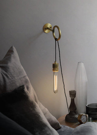 Loop Minimalist Wall Light With Wall Socket Arkstarhome