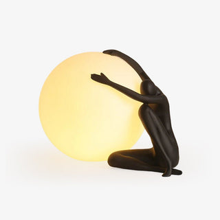Humanoid Ball Holding Table Lamp Arkstarhome