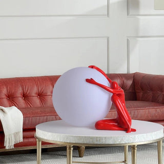 Humanoid Ball Holding Table Lamp Arkstarhome
