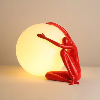 Humanoid Ball Holding Table Lamp Arkstarhome