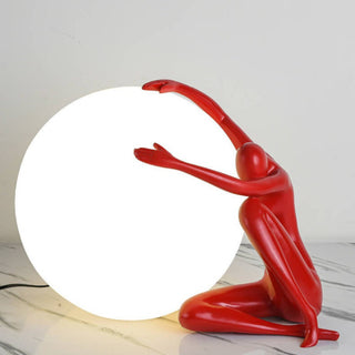 Humanoid Ball Holding Table Lamp Arkstarhome