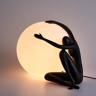Humanoid Ball Holding Table Lamp Arkstarhome
