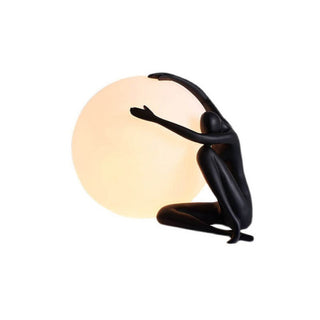 Humanoid Ball Holding Table Lamp Arkstarhome