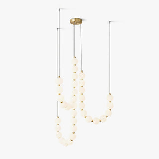 Glass Pearl Necklace Chandelier Arkstarhome