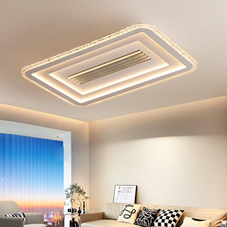 Acrylic Ultrathin Rectangle Ceiling Lamp Arkstarhome