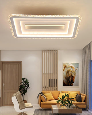 Acrylic Ultrathin Rectangle Ceiling Lamp Arkstarhome