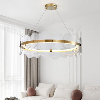 Acrylic Wave Chandelier Arkstarhome