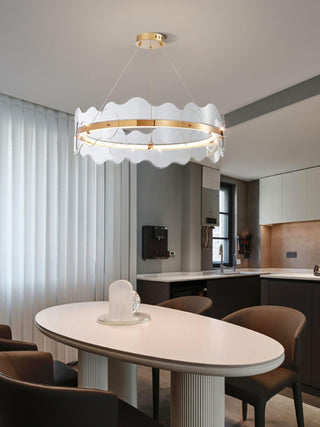 Acrylic Wave Chandelier Arkstarhome