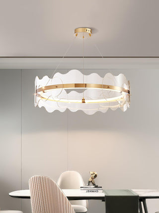 Acrylic Wave Chandelier Arkstarhome