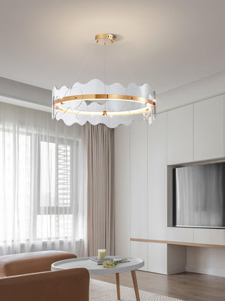 Acrylic Wave Chandelier Arkstarhome