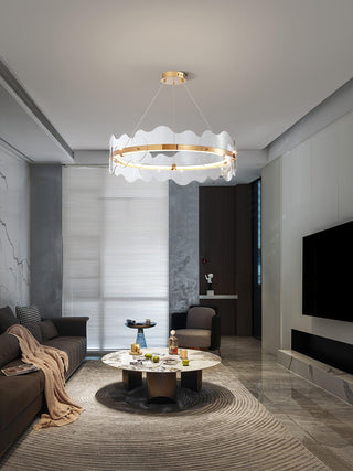 Acrylic Wave Chandelier Arkstarhome