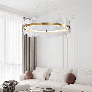 Acrylic Wave Chandelier Arkstarhome