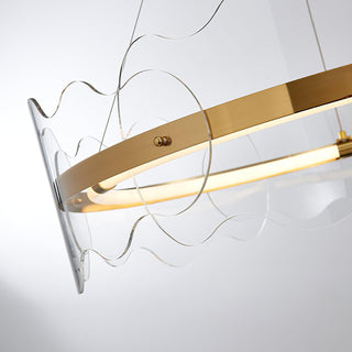 Acrylic Wave Chandelier Arkstarhome
