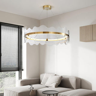 Acrylic Wave Chandelier Arkstarhome