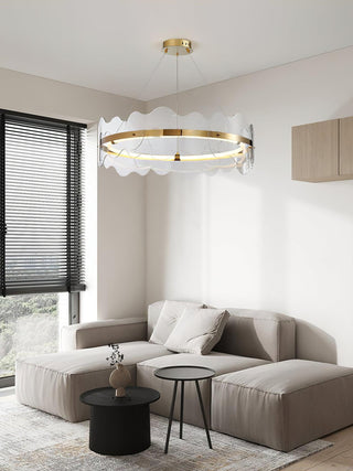 Acrylic Wave Chandelier Arkstarhome