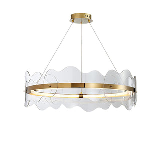 Acrylic Wave Chandelier Arkstarhome