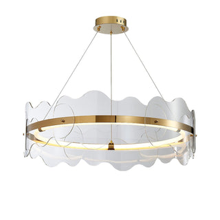 Acrylic Wave Chandelier Arkstarhome