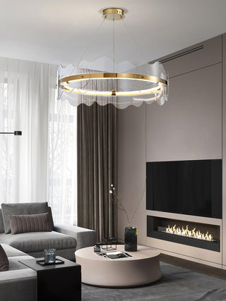 Acrylic Wave Chandelier Arkstarhome