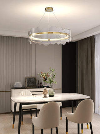 Acrylic Wave Chandelier Arkstarhome