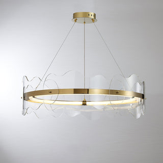 Acrylic Wave Chandelier Arkstarhome