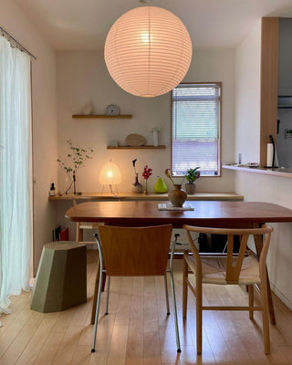 Washi Paper Round Series Pendant Lamp Arkstarhome