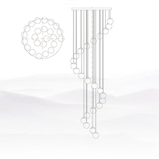 Alabaster Balls Cluster Chandelier Arkstarhome
