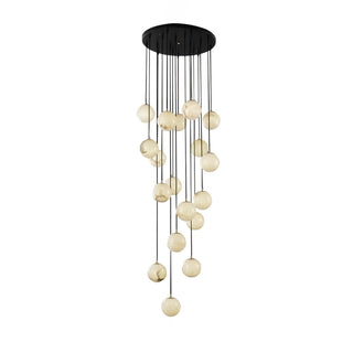 Alabaster Balls Cluster Chandelier Arkstarhome