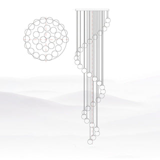 Alabaster Balls Cluster Chandelier Arkstarhome