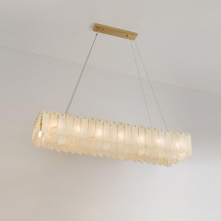Alabaster Cascade Tiered Chandelier Arkstarhome