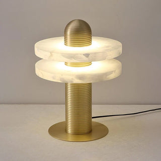 Alabaster Comet Table Lamp Arkstarhome