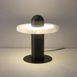 Alabaster Comet Table Lamp Arkstarhome