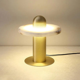 Alabaster Comet Table Lamp Arkstarhome