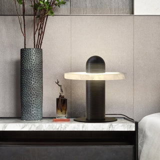 Alabaster Comet Table Lamp Arkstarhome