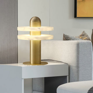 Alabaster Comet Table Lamp Arkstarhome