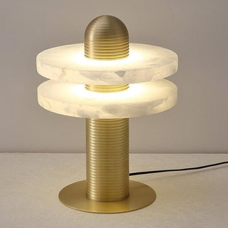 Alabaster Comet Table Lamp Arkstarhome