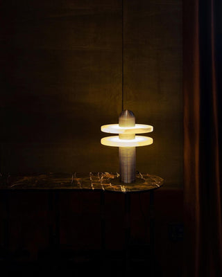 Alabaster Comet Table Lamp Arkstarhome