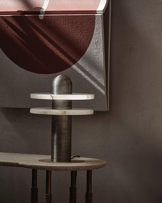 Alabaster Comet Table Lamp Arkstarhome