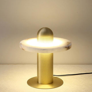 Alabaster Comet Table Lamp Arkstarhome