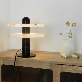 Alabaster Comet Table Lamp Arkstarhome