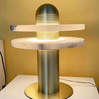 Alabaster Comet Table Lamp Arkstarhome