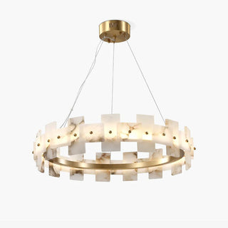 Alabaster Halo Chandelier Arkstarhome