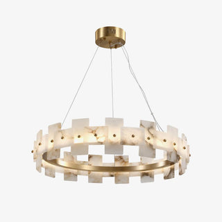 Alabaster Halo Chandelier Arkstarhome