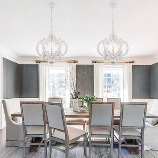 Antique White Style Chandelier Arkstarhome