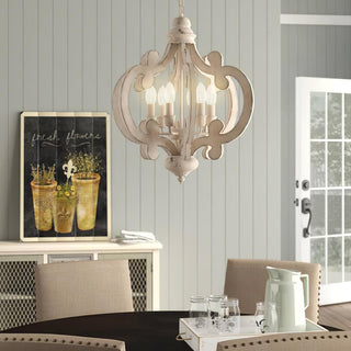 Antique White Style Chandelier Arkstarhome
