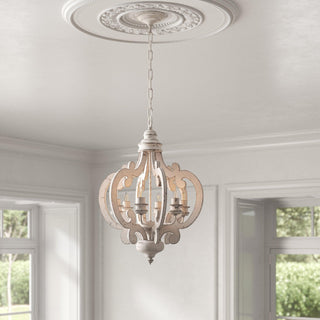 Antique White Style Chandelier Arkstarhome