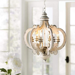 Antique White Style Chandelier Arkstarhome